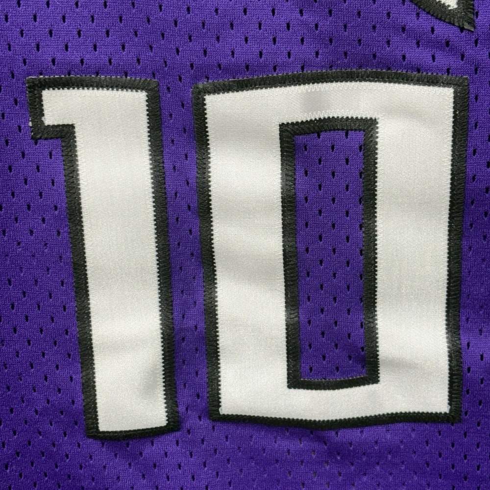Nike Team Sacramento Kings Mike Bibby Basketball Jersey Mens 2XL Purple NBA Mesh - Picture 10 of 11